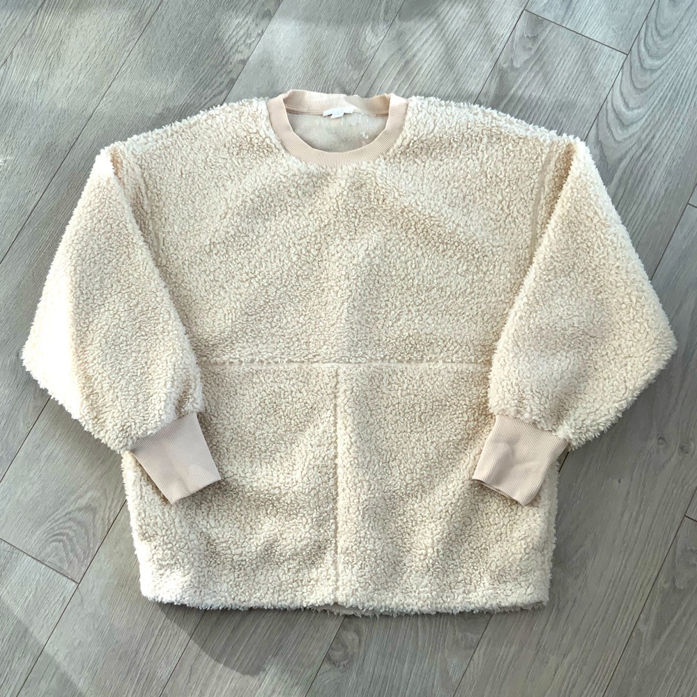 COS Sherpa Teddy Crew Sweater